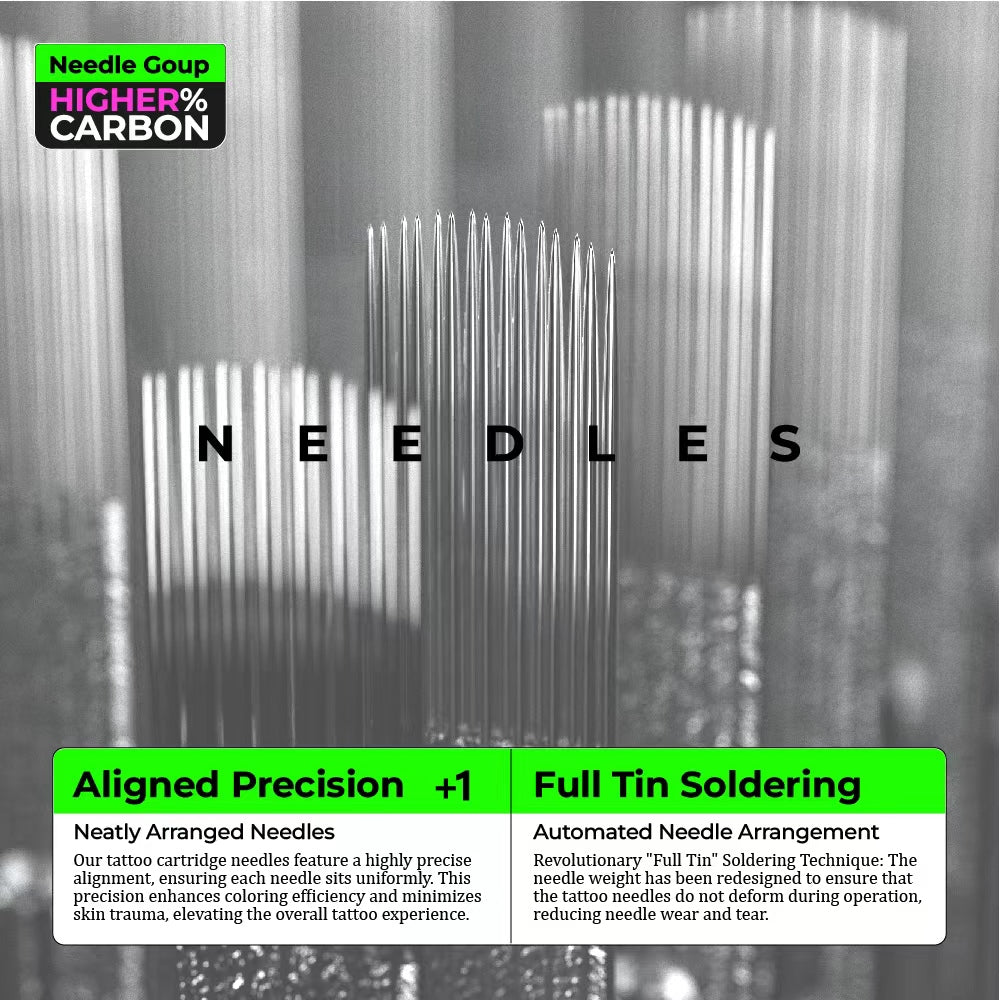 PEACH Extended Tip 2024 Newest Image Reversal Model Revolutionary Tattoo Needle